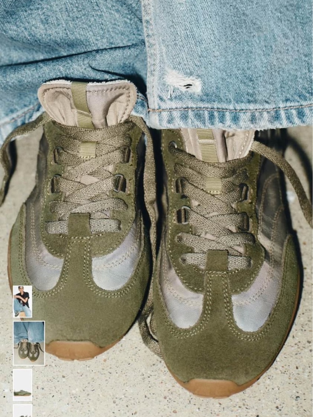 Zara Contrasting Soft Sneakers